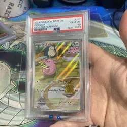 2024 Pokemon TWM EN Chansey Illustration Rare PSA 10 Card - Image 2