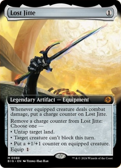 Lost Jitte (Extended Art) [Outlaws of Thunder Junction: The Big Score] Foil Nea - Image 1