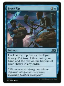 MTG Stock Up Aetherdrift Magic The Gathering TCG - Image 1