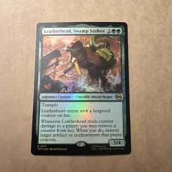 Leatherhead, Swamp Stalker MTG: Teenage Mutant Ninja Turtles - Foil - NM - Image 1