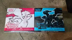 Pokemon Scarlet & Violet Black Bolt And White Flare Pokemon Center Exclusive ETB - Image 1