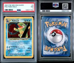 2001 Pokemon Neo Discovery - Politoed 8/75 - Holo - PSA Graded: 7 - Image 3