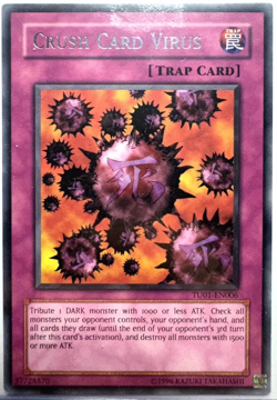 Crush Card Virus TU01-EN006 Rare YuGiOh TCG Card - Image 1