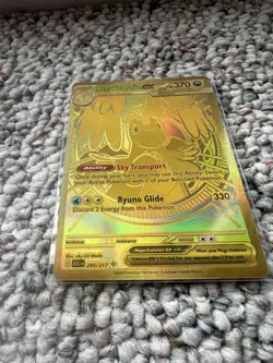 Pokemon Mega Dragonite Ex Gold Card English 295/217 (Ascended Hero’s) Near Mint - Image 4