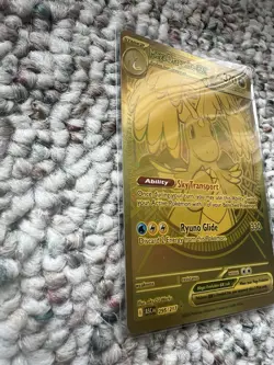 Pokemon Mega Dragonite Ex Gold Card English 295/217 (Ascended Hero’s) Near Mint - Image 5
