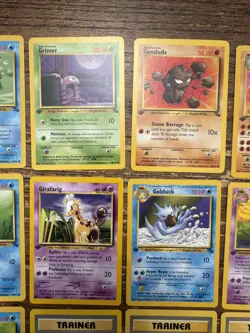 Pokemon 1st Edition Lot Of 21 Cards - Jungle, Fossil, More - NM-LP - Image 3