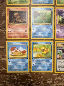 Pokemon 1st Edition Lot Of 21 Cards - Jungle, Fossil, More - NM-LP - Image 5