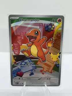 Charmander Pokemon MEP 038 First Partner Illustration Rare Promo - Pack Fresh - Image 1