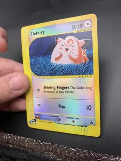 Clefairy 101/165 Reverse Holo LP Expedition Pokemon Rare Vintage - Image 3