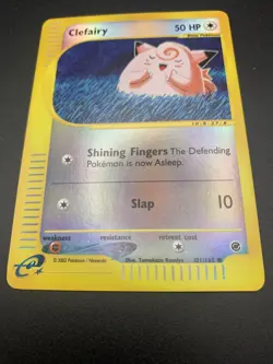 Clefairy 101/165 Reverse Holo LP Expedition Pokemon Rare Vintage - Image 4