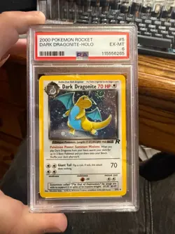 3x Pokemon Dark Dragonite Team Rocket Holo Unlimited PSA 7 PSA 7 PSA 6 - Image 5