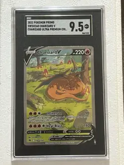 💥 2022 Pokemon CHARIZARD V Ultra Premium Collection HOLO #SWSH260 GEM SGC 9.5 - Image 1