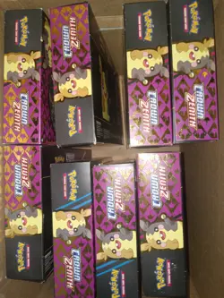 Pokemon Crown Zenith Premium Playmat Collection Morpeko V-Union Box Lot of 8 - Image 1