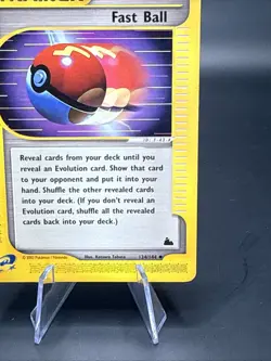 Pokemon TCG Fast Ball 124/144 Skyridge Uncommon English! NEAR MINT! - Image 2