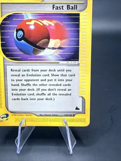 Pokemon TCG Fast Ball 124/144 Skyridge Uncommon English! NEAR MINT! - Image 3