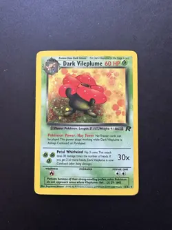 DARK VILEPLUME HOLO RARE # 13/82 | TEAM ROCKET SET | Pokemon 2000 Vintage - Image 1