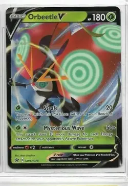 2020 Pokemon Orbeetle V Strafe Mysterious Wave Basic Foil SWSH078 TCG - Image 1
