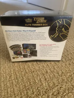Pokemon 2023 TCG Crown Zenith Elite Trainer Box Factory Sealed - Image 3