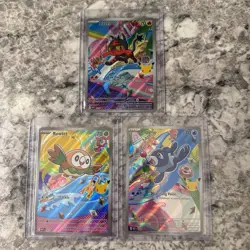 Pokemon TCG First Partner Illustration Collection (Litten, Popplio,Rowlet) New - Image 1