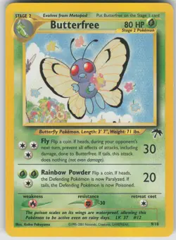 Pokemon TCG Butterfree Promo Southern Islands 09/18 - Image 1
