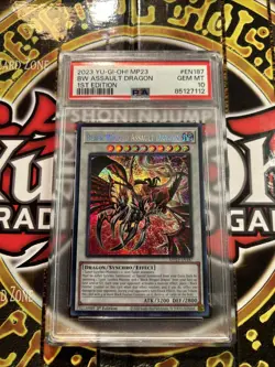 YuGiOh BLACK-WINGED ASSAULT DRAGON #MP23-EN187🔥PSA 10🔥1st ED-2023 SECRET RARE - Image 4