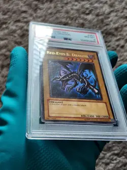 Red Eyes B. Dragon SDJ-001 Ultra Rare PSA 8 NM-MT - Image 5