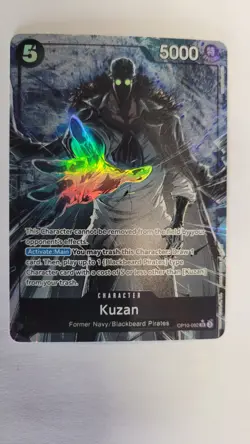 One Piece TCG Kuzan OP10-082 Royal Blood Alt Art Super Rare ENGLISH MINT - Image 1