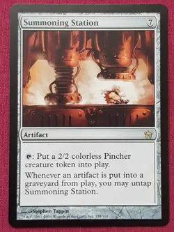 Magic The Gathering FIFTH DAWN SUMMONING STATION artifact card MTG - Image 1