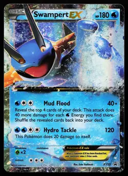 Swampert EX XY55 Holo Black Star Promo Pokemon Card - Image 1