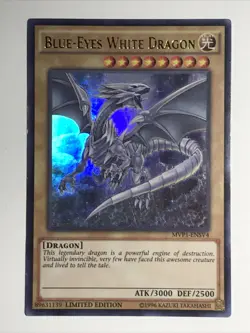 Yu-Gi-Oh Blue-Eyes White Dragon MVP1-ENSV4 Ultra Rare Limited Edition - Image 1
