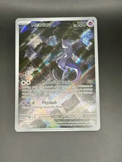 Mewtwo SVP 052 Black Star Promo Holo – Scarlet & Violet Pokemon Card LP - Image 1