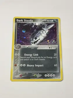 Dark Steelix 10/109 SWIRL HOLO RARE Team Rocket Returns Pokemon Card TCG MP - Image 1