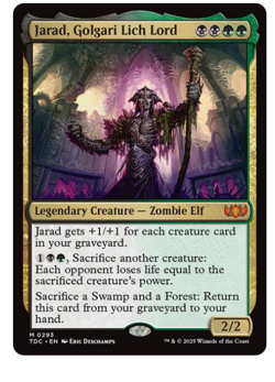 Jarad, Golgari Lich Lord Commander: Tarkir Dragonstorm MTG - Image 1