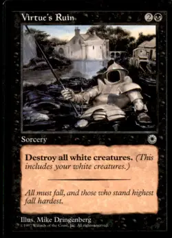 Virtue's Ruin LP Light Play Portal MTG [9004] - Image 1