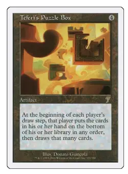 1x MTG Teferi's Puzzle Box - 7th Edition Artifact! NM MINT Ships Fast! - Image 1