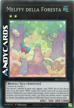 MELFFY DELLA FORESTA (Melffy Of The Forest) Super R • MP21 IT129 • 1Ed • Yugioh! - Image 1