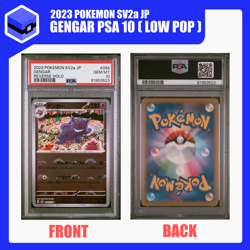 Pokemon PSA 10 GEM MINT! Gengar Reverse Holo Japanese SV2a 151 #094 - Image 1