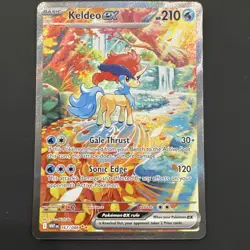 Pokemon Keldeo Ex 167/086 Sv: White Flare Holo Special Illustration Rare - Image 1