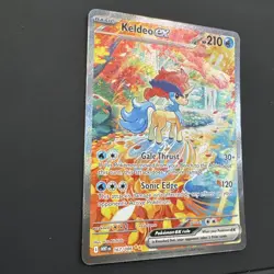 Pokemon Keldeo Ex 167/086 Sv: White Flare Holo Special Illustration Rare - Image 4
