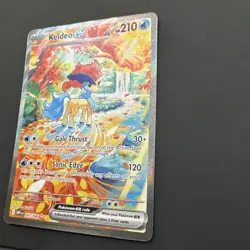 Pokemon Keldeo Ex 167/086 Sv: White Flare Holo Special Illustration Rare - Image 5