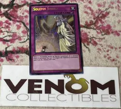 1x (M/NM) - Solemn Strike - MP16-EN231 - Secret Rare - 1st Edition YuGiOh - Image 1