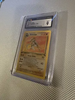 1999 Pokemon TCG Fossil Kabutops Holo 1st Edition CGC 9 9/62 Card Stock - Image 4