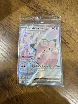 Pokemon TCG Lillie's Clefairy ex SVP 195 Sealed Promo BRAND NEW - Image 1