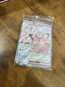 Pokemon TCG Lillie's Clefairy ex SVP 195 Sealed Promo BRAND NEW - Image 2