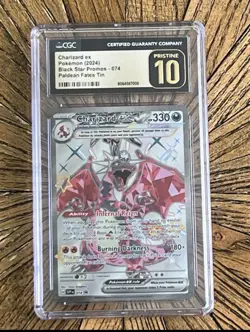 Charizard ex Black Star Promo 074 Paldean Fates Pokemon CGC Pristine 10 - Image 1