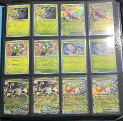 POKEMON PALDEAN FATES MASTER SET 100% COMPLETE WITH PROMOS & BINDER - Image 1