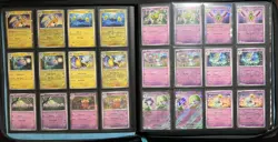 POKEMON PALDEAN FATES MASTER SET 100% COMPLETE WITH PROMOS & BINDER - Image 3