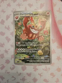 Pokemon TCG Darmanitan #098/086 Illustration Rare Black Bolt Mint Condition - Image 1