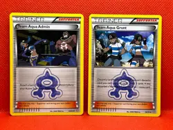 Pokemon Tcg Team Aqua Admin 25/34 & Team Aqua Grunt 26/34 Double Crisis Non Holo - Image 1