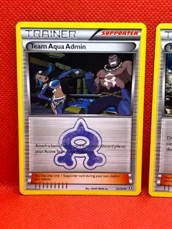 Pokemon Tcg Team Aqua Admin 25/34 & Team Aqua Grunt 26/34 Double Crisis Non Holo - Image 2